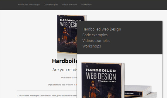 Hardboiled Webdesign