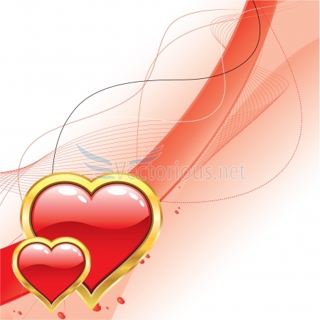 Vectorious valentines day vector illustration 31 30+ Lovely Valentines Day Vector Designs